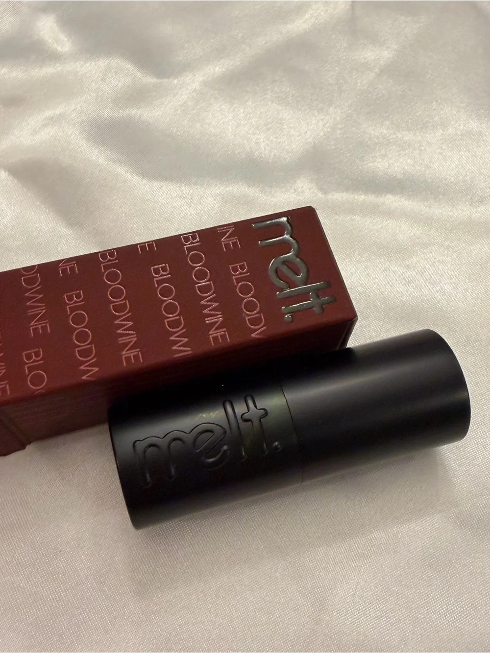 Melt Cosmetics Lipstick BLOODWINE Ultra Matte Shade USA Made New Dark Red Vamp